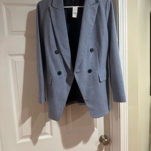 LOFT Blue Structured Blazer for Professional Wear